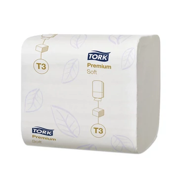 Toalettpapír 2 rétegű hajtogatott 100% cellulóz 252 lap/csomag 30 csomag/karton T3 Soft Folded Tork_114273 hófehér Toalettpapír 2 rétegű hajtogatott 100% cellulóz 252 lap/csomag 30 csomag/karton T3 Soft Folded Tork_114273 hófehér