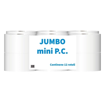 Toalettpapír 2 rétegű közületi átmérő: 20 cm 100% cellulóz 150 m/tekercs 12 tekercs/csomag Jumbo Super Mini_Paperdi Toalettpapír 2 rétegű közületi átmérő: 20 cm 100% cellulóz 150 m/tekercs 12 tekercs/csomag Jumbo Super Mini_Paperdi