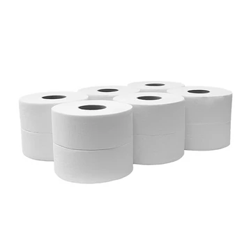 Toalettpapír 2 rétegű közületi átmérő: 19 cm 100 % cellulóz 105 m 12 tekercs/karton Bluering® hófehér Toalettpapír 2 rétegű közületi átmérő: 19 cm 100 % cellulóz 105 m 12 tekercs/karton Bluering® hófehér