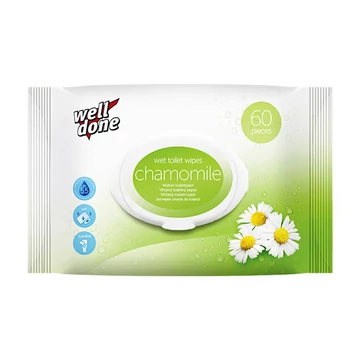 Toalettpapír nedves 60 lap/csomag Well Done Chamomile Toalettpapír nedves 60 lap/csomag Well Done Chamomile