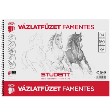Vázlatfüzet B4, 160g. famentes Student Vázlatfüzet B4, 160g. famentes Student