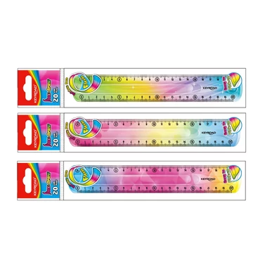 Vonalzó 20 cm, flexibilis Keyroad Flex Draw színátmenetes Vonalzó 20 cm, flexibilis Keyroad Flex Draw színátmenetes