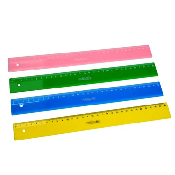 Vonalzó, 30 cm-es, vegyes színek, Nebulo Vonalzó, 30 cm-es, vegyes színek, Nebulo