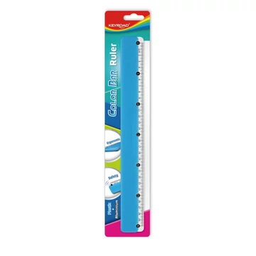Vonalzó 30 cm, fém skálával Keyroad Colour Bar vegyes színek Vonalzó 30 cm, fém skálával Keyroad Colour Bar vegyes színek