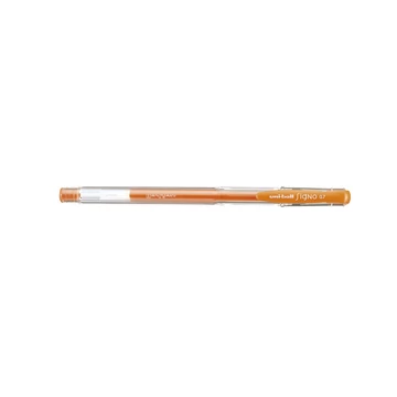 Zselés toll 0,5mm, Uni UM-100 FL, írásszín narancs Zselés toll 0,5mm, Uni UM-100 FL, írásszín narancs
