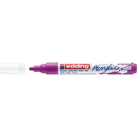 Akril marker 2-3mm, Edding 5100 lila