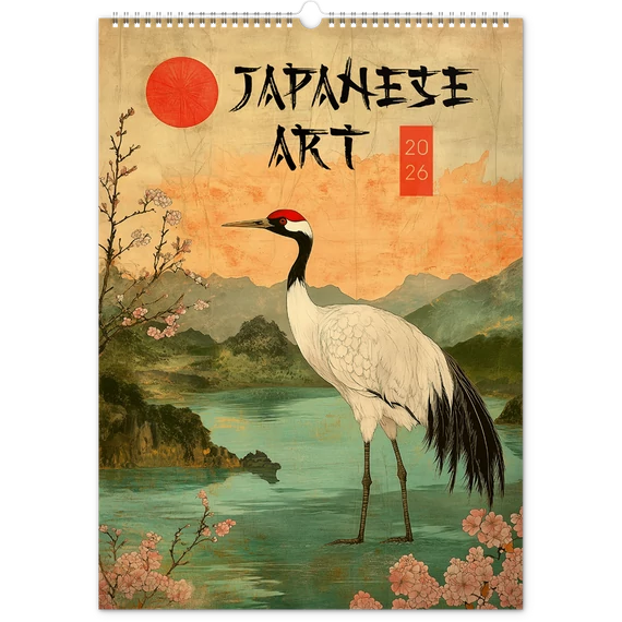 Falinaptár képes  330×460mm Vintage Posters-Japanese art Realsystem 2026.