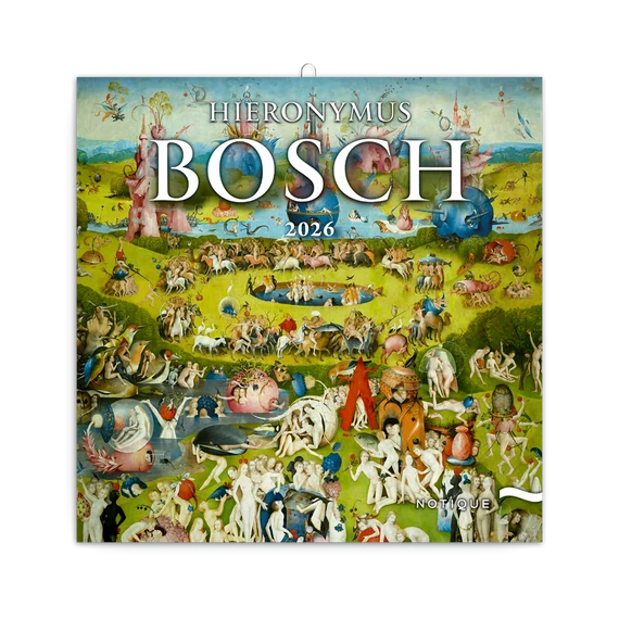 Falinaptár képes lemeznaptár 300x300mm, Hieronymus Bosch Realsystem 2026.