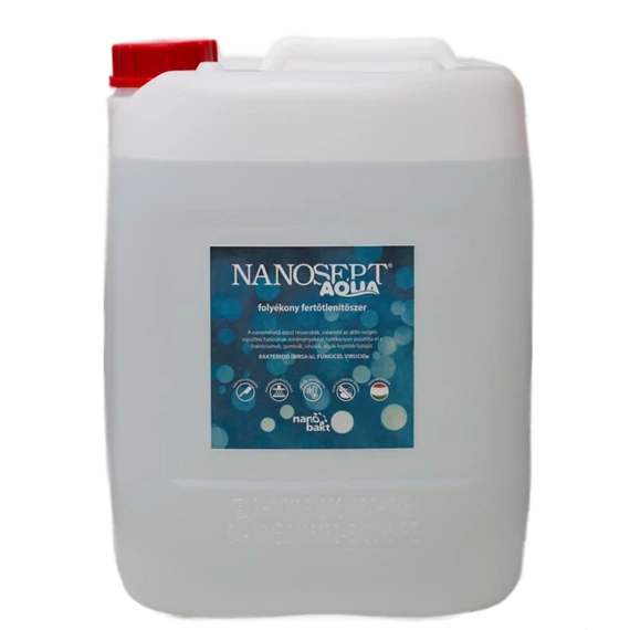Fertőtlenítőszer 5 liter Nanosept aqua