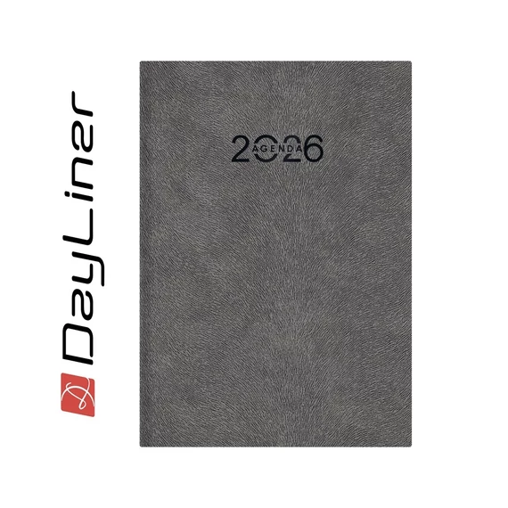 Határidőnapló Animal A5 heti, fehér lapokkal Wolf szürke Dayliner 2026.