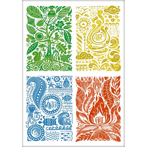 Határidőnapló Colors A5 heti, fehér lapokkal Elements Dayliner 2026.