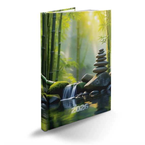 Határidőnapló Picture B/5, heti fehér lapokkal meditáció Realsystem 2026.