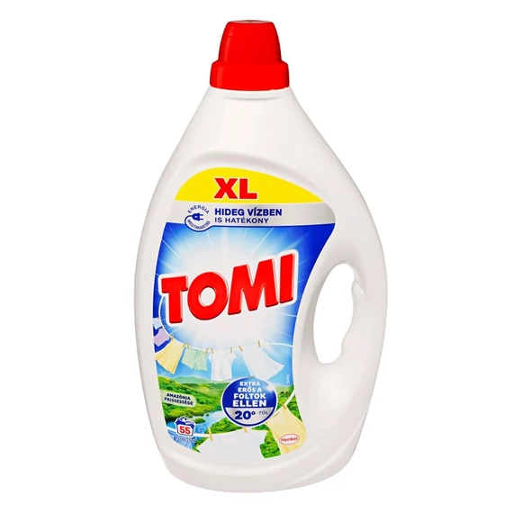 Mosógél 2,475 liter (55 mosás) fehér ruhákhoz Tomi