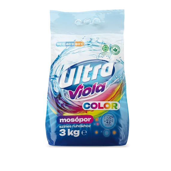 Mosópor 3 kg (43 mosás) színes ruhákhoz Ultra Viola Color