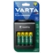 Elemtöltő, akku LCD Plug töltő + 4 db AA 2100 mAH Varta