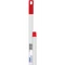 Felmosónyél / partvis nyél alumínium 120 cm menetes véggel Bonus_B207P piros véggel