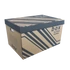 Kép 2/4 - Archiváló konténer karton doboz fedeles 52x35x30cm, külön záródó levehető fedéllel Fornax