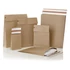 Kép 5/5 - Csomagküldő webshop tasak 162x229x40mm, erős kraft papírból 250 db/doboz, E-green barna
