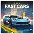 Kép 1/2 - Falinaptár képes lemeznaptár 300x300mm, Fast Cars Realsystem 2026.
