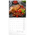 Kép 2/2 - Falinaptár képes lemeznaptár 300x300mm, Gourmet Realsystem 2026.
