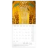 Kép 3/3 - Falinaptár képes lemeznaptár 300x300mm, Gustav Klimt Realsystem 2026.