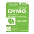 Kép 3/3 - Feliratozógép szalag Dymo Letratag S0721510/59421 papír 12mmx4m, ORIGINAL fekete/fehér