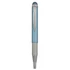 Kép 1/3 - Golyóstoll metál világoskék test, Zebra Stylus Telescopic, írásszín kék