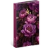 Kép 1/3 - Határidőnapló mágnessel záródó, heti, fehér lapokkal Purple Flowers 130x210 mm, Presco