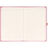 Kép 2/4 - Keménytáblás notesz pontozott vonalozással krémszínű lapokkal leszorító gumiszalaggal Pink 130x210mm, Presco